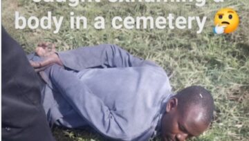 Disturbing Footage Goes Viral: Sangoma Caught Digging A Child’s Grave For Rituals