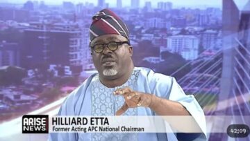 The Moment APC Chieftain, Hilliard Etta, Declared That Arise News Has Become An Opposition Party